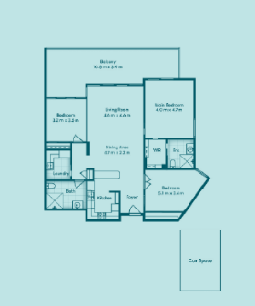 2-bedroom, 133sqm - $1,325,000