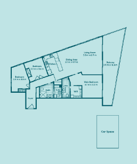 3-bedroom, 144sqm - $2,055,000