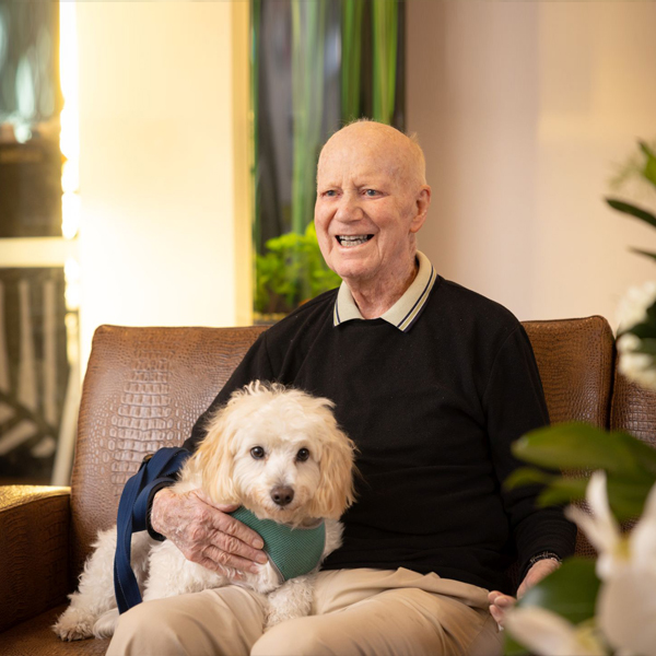 Pet therapy for the elderly